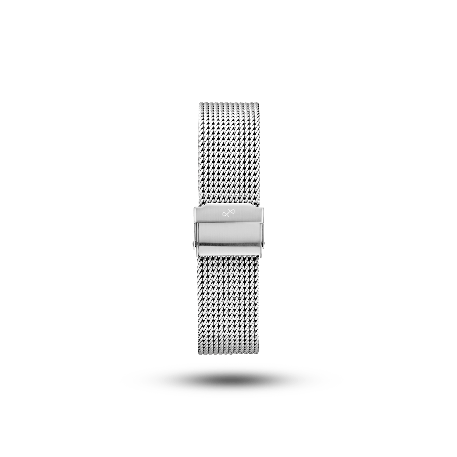 Heavy Mesh Band by AV86 stainless steel two-piece interchangeable strap with signature bow logo buckle detail