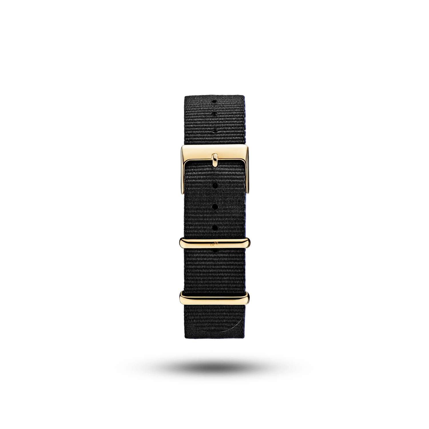 Nato - Black by AV86 durable nylon one-piece strap with quick release spring bars and stainless steel pin buckle
