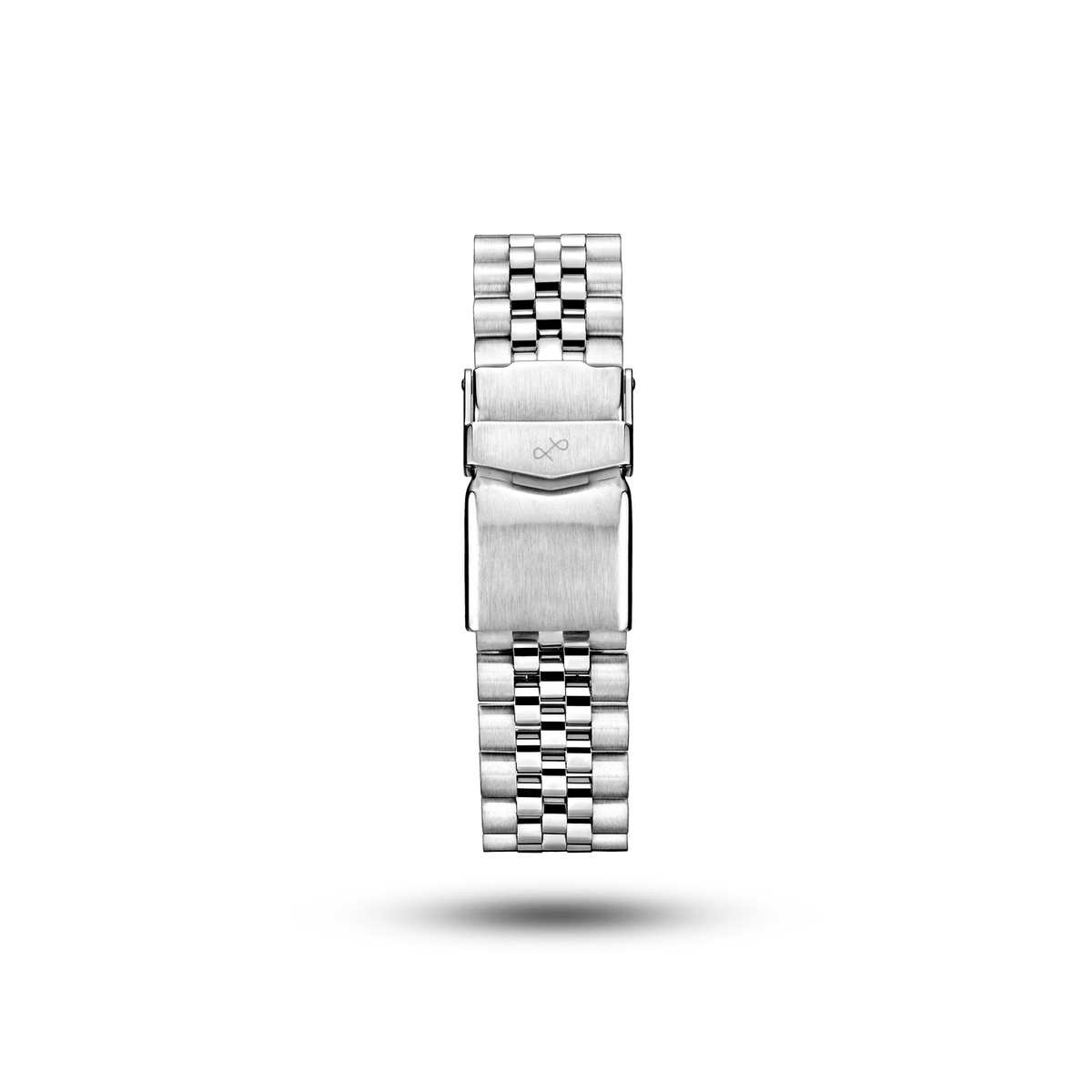 5-Link Vintage - Bracelet by AV86 brushed and polished stainless steel 5-link design with deployant clasp and engraved logo lock