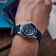 1926 At'sea Blue Turtle Vintage by AV86 vintage-inspired diver with sapphire crystal, compass bezel, and textured blue fabric strap