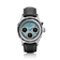 1564 Chronodate Automatic by AV86 luxury vintage-inspired chronograph with sapphire crystal, automatic movement, and black leather strap