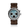 1564 Chronodate Automatic by AV86 vintage-inspired automatic chronograph with sapphire crystal and brown fabric strap