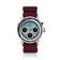 1564 Chronodate Automatic by AV86 vintage-inspired chronograph with sapphire crystal, date window, and textured fabric strap