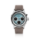 1564 Chronodate Automatic by AV86 vintage-inspired chronograph with sapphire crystal, multi-function subdials, and taupe leather strap