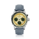1564 Chronodate Automatic by AV86 luxury automatic chronograph with sapphire crystal, vintage-inspired dial, and grey leather strap