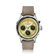 1564 Chronodate Automatic by AV86 vintage-inspired chronograph with sapphire crystal, textured fabric strap, and multifunction dial