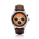 1564 Chronodate Automatic by AV86 with vintage-inspired chronograph dial, sapphire crystal, date window, and brown leather strap