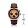 1564 Chronodate Automatic by AV86 with vintage-inspired chronograph dial, sapphire crystal, and brown leather strap