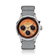 1564 Chronodate Automatic by AV86 vintage-inspired chronograph with sapphire crystal, multifunction dial, and textured fabric strap