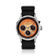 1564 Chronodate Automatic by AV86 vintage-inspired automatic chronograph with sapphire crystal and black fabric strap