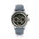 1564 Chronodate Automatic by AV86 vintage-inspired chronograph with sapphire crystal, garnished dial, and blue leather strap