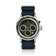 1564 Chronodate Automatic by AV86 vintage-inspired chronograph with sapphire crystal, multi-function dial, and woven fabric strap