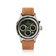 1564 Chronodate Automatic by AV86 sophisticated vintage-inspired chronograph with sapphire crystal and tan leather strap