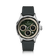 1564 Chronodate Automatic by AV86 vintage-inspired chronograph with sapphire crystal, automatic movement, and black leather strap