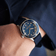 1926 At'sea Blue Turtle Vintage by AV86 vintage-inspired diver watch with sapphire crystal, compass bezel, and textured rubber strap