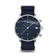 1815 Chronograph by AV86 luxury timepiece with vintage-inspired dial, sapphire crystal, chronograph function, and blue fabric strap