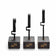 C-clip set (3 pcs.) by AV86 with minimalist wooden bases featuring Nordic minimalist design and precision craftsmanship