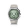 1904 Chronograph by AV86 with angular case, vintage-inspired dial, sapphire crystal, and steel integrated bracelet strap