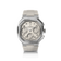 1904 Chronograph by AV86 with Art Deco inspired angular case, sapphire crystal, chronograph subdials, and textured rubber strap