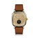 1954 Amalfi Mechanical by AV86 features a vintage-inspired mechanical dress watch with leather strap and gold-tone case