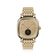 1954 Amalfi Mechanical by AV86 featuring a vintage-inspired gold square case, mechanical movement, and linked metal bracelet.