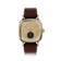 1954 Amalfi Mechanical by AV86, vintage-inspired dress watch with mechanical movement, gold-tone case, textured dial, and leather strap