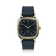 1954 Amalfi Mechanical, Gold / Midnight Blue by AV86 vintage-inspired dress watch with sapphire crystal, mechanical seconds, and rubber strap