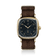 1954 Amalfi Mechanical by AV86 features a vintage-inspired mechanical dial with gold case, sapphire crystal, and a woven textile strap.