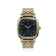 1954 Amalfi Mechanical by AV86, vintage-inspired automatic watch with sapphire crystal, gold case, and gold metal bracelet strap