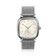 1954 Amalfi Mechanical, Steel / Off White by AV86, vintage-inspired luxury watch with mesh steel band and off-white dial