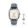1954 Amalfi Mechanical, Steel / Off White with blue suede leather strap by AV86, showcasing vintage-inspired Danish design and horological excellence.