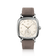 1954 Amalfi Mechanical, Steel / Off White vintage-inspired watch by AV86 with Nordic minimalist design and grey suede strap