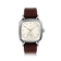 1954 Amalfi Mechanical, Steel / Off White with brown leather strap by AV86 featuring vintage-inspired design and mechanical movement