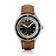 1956 Marine by AV86 vintage-inspired diver watch with sapphire crystal, rotating bezel, and brown leather strap