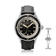 1956 Marine by AV86 vintage-inspired diver with sapphire crystal, rotating bezel, and black leather strap with deployant clasp