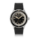 1956 Marine by AV86 vintage-inspired diver with sapphire crystal, rotating bezel, textured black rubber strap, and luminous markers