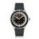 1956 Marine by AV86 vintage-inspired diver with sapphire crystal, rotating bezel, and black leather strap