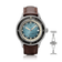 1956 Marine Automatic, Steel / Blue Fade vintage-inspired watch with leather strap and AV86 craftsmanship in Danish design style