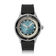 1956 Marine Automatic, Steel / Blue Fade with black rubber strap, vintage-inspired design by AV86 featuring a blue fade dial and date display.