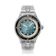 1956 Marine Automatic, Steel / Blue Fade wristwatch by AV86 with stainless steel bracelet and vintage-inspired blue gradient dial