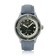 1956 Marine Automatic, Steel / Green with vintage-inspired dial, stainless steel case, blue leather strap by AV86 luxury timepiece