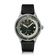 1956 Marine Automatic, Steel / Green wristwatch by AV86 featuring vintage-inspired design with black leather strap and green dial