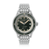 1956 Marine Automatic, Steel / Green by AV86, vintage-inspired luxury timepiece with stainless steel bracelet and green dial design.
