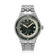 1956 Marine Automatic, Steel / Green by AV86, vintage-inspired luxury timepiece with green dial and stainless steel bracelet design