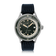 1956 Marine Automatic, Steel / Green luxury timepiece by AV86 with vintage-inspired design and textured black strap.