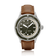 1956 Marine by AV86 vintage-inspired diver with compass bezel, sapphire crystal, and brown leather strap