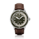 1956 Marine by AV86 vintage-inspired diver with sapphire crystal, rotating bezel, and brown leather strap