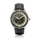 1956 Marine by AV86 vintage-inspired diver with sapphire crystal, rotating bezel, and black leather strap in minimalist Scandinavian design