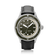 1956 Marine by AV86 diver watch with vintage dial, sapphire crystal, rotating bezel, and black leather strap