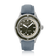 1956 Marine by AV86 vintage-inspired diver with sapphire crystal, compass bezel, and blue leather strap in minimalist Danish design